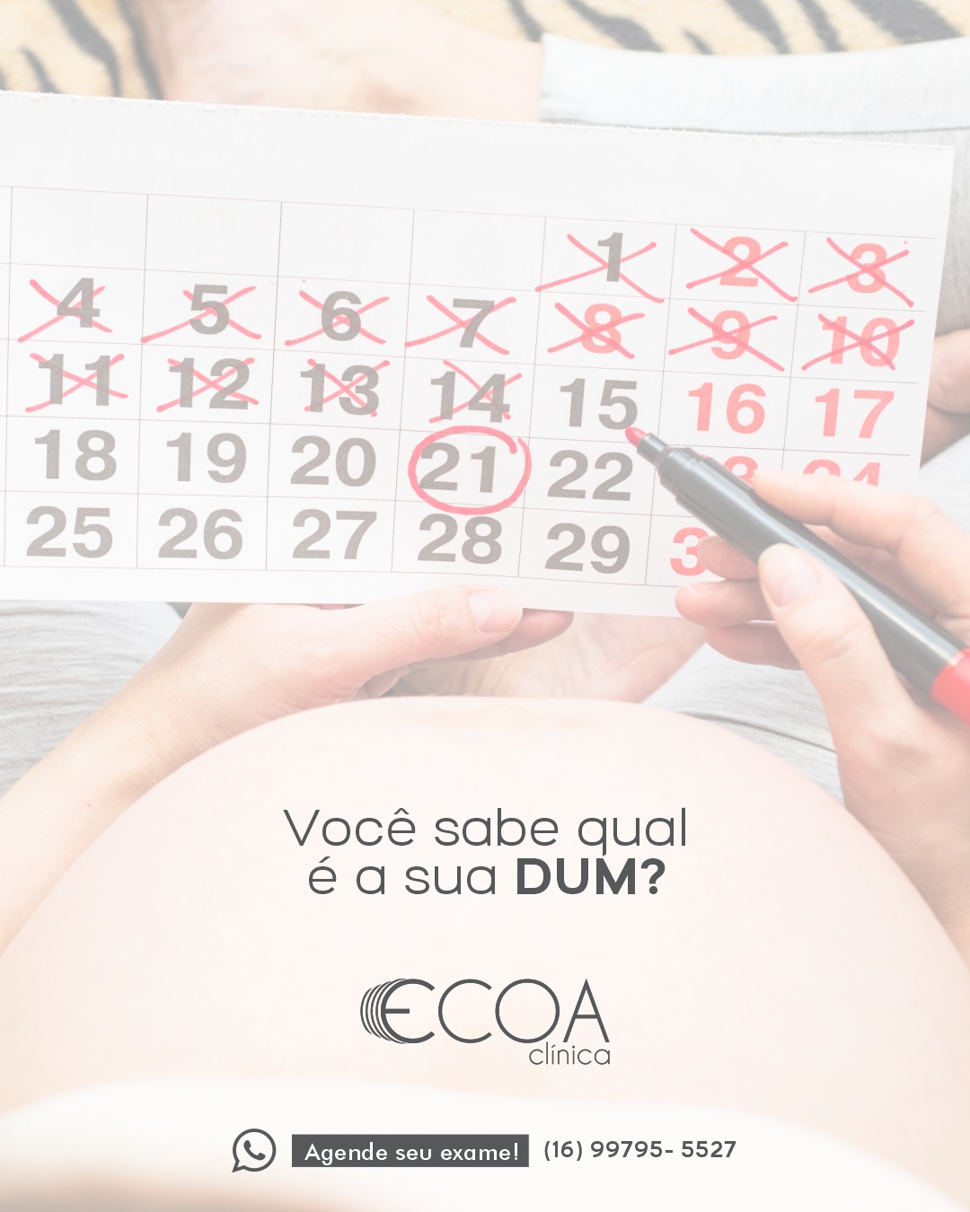Você sabe qual é a sua DUM? – Clínica Ecoa